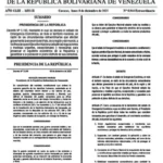 Gaceta Oficial Extraordinaria