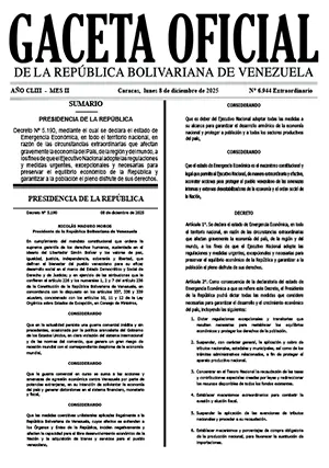 Gaceta Oficial Extraordinaria