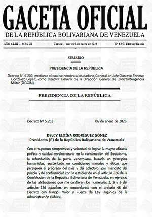 Gaceta Oficial Extraordinaria