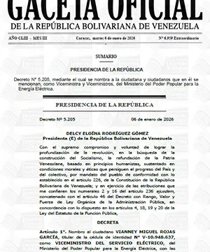 Gaceta Oficial Extraordinaria