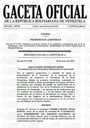 Gaceta Oficial Extraordinaria