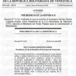 Gaceta Oficial Extraordinaria