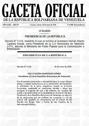 Gaceta Oficial Extraordinaria