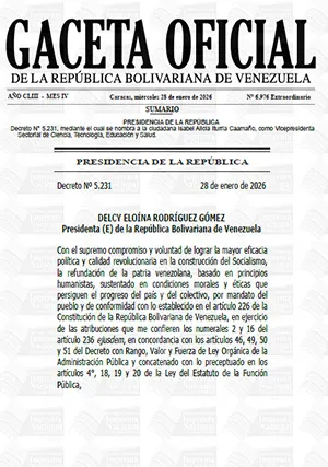 Gaceta Oficial Extraordinaria