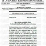 Gaceta Oficial Extraordinaria