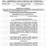 Gaceta Oficial Extraordinaria