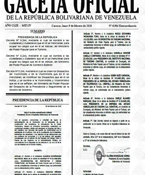 Gaceta Oficial Extraordinaria