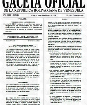 Gaceta Oficial Extraordinaria