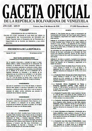 Gaceta Oficial Extraordinaria