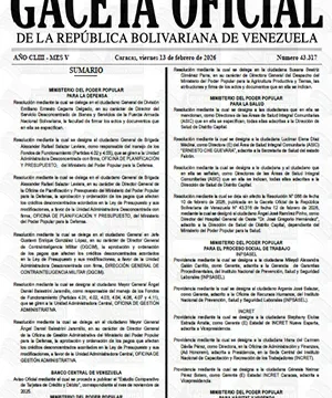 Gaceta Oficial
