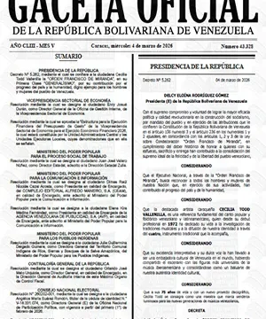Gaceta Oficial