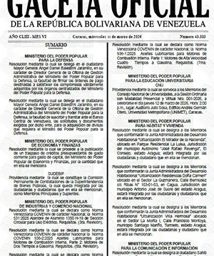 Gaceta Oficial