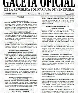 Gaceta Oficial