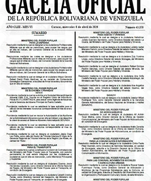 Gaceta Oficial