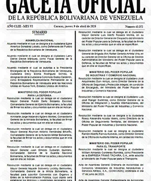 Gaceta Oficial