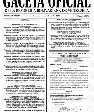 Gaceta Oficial