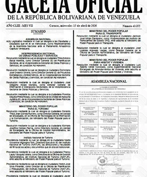 Gaceta Oficial