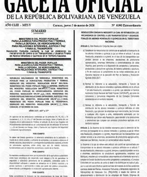 Gaceta Oficial Extraordinaria #6993 05/03/2026 2 Gaceta Oficial Extraordinaria