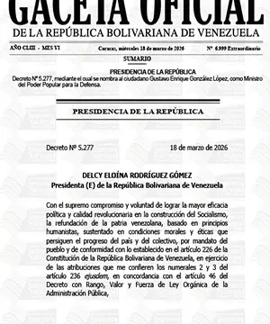 Gaceta Oficial Extraordinaria