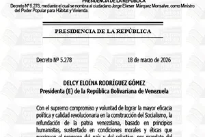 Gaceta Oficial Extraordinaria #7000 18/03/2026 11 Gaceta Oficial Extraordinaria