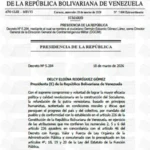 Gaceta Oficial Extraordinaria