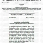 Gaceta Oficial Extraordinaria