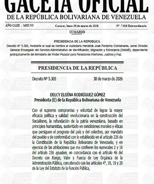 Gaceta Oficial Extraordinaria