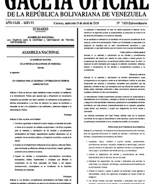 Gaceta Oficial Extraordinaria