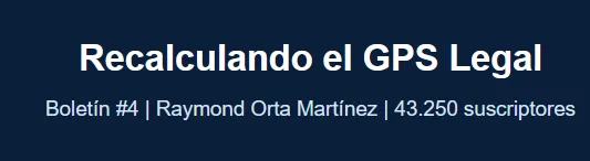Recalculando el GPS Legal Boletín Legal #4 Abril 2024
