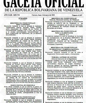 Gaceta Oficial
