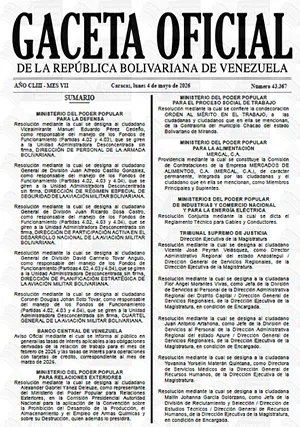 Gaceta Oficial