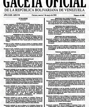 Gaceta Oficial