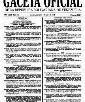 Gaceta Oficial