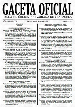 Gaceta Oficial