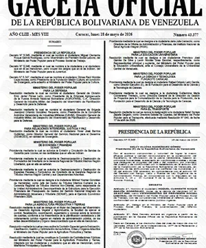 Gaceta Oficial #43377 18/05/2026 2 Gaceta Oficial