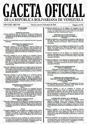 Gaceta Oficial