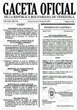 Gaceta Oficial