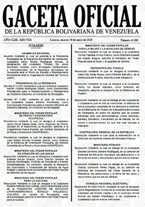 Gaceta Oficial
