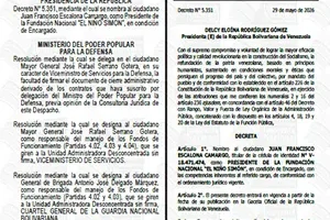 Gaceta Oficial #43386 29/05/2026 5 Gaceta Oficial