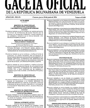 Gaceta Oficial