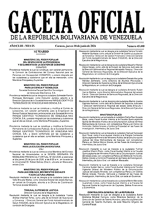 Gaceta Oficial