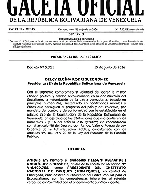 Gaceta Oficial Extraordinaria