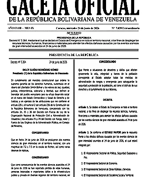 Gaceta Oficial Extraordinaria