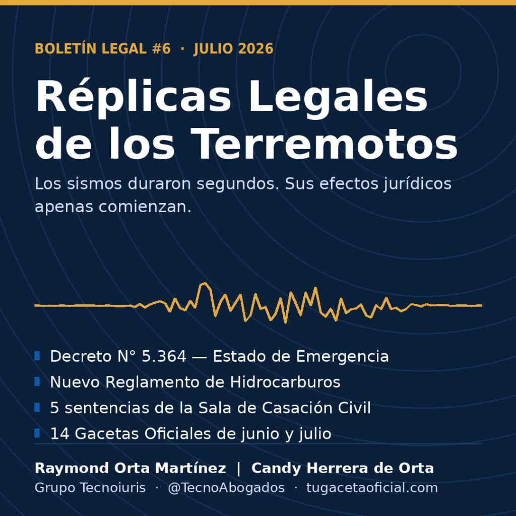 Boletín Legal #6 Julio 2026 | Raymond Orta Martínez | 47.342 suscriptores