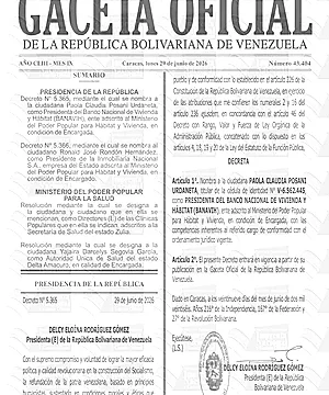 Gaceta Oficial