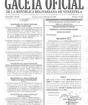 Gaceta Oficial