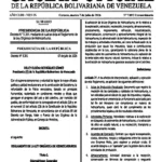 Gaceta Oficial Extraordinaria