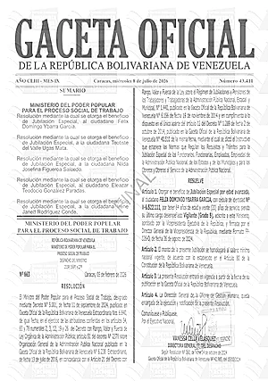 Gaceta Oficial