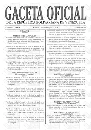 Gaceta Oficial