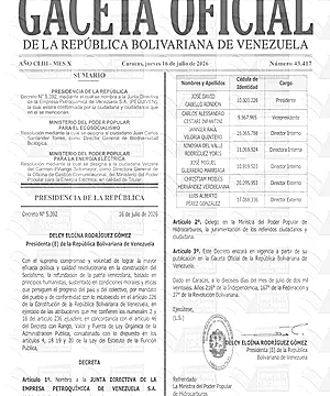 gaceta oficial 43417 16 07 2026